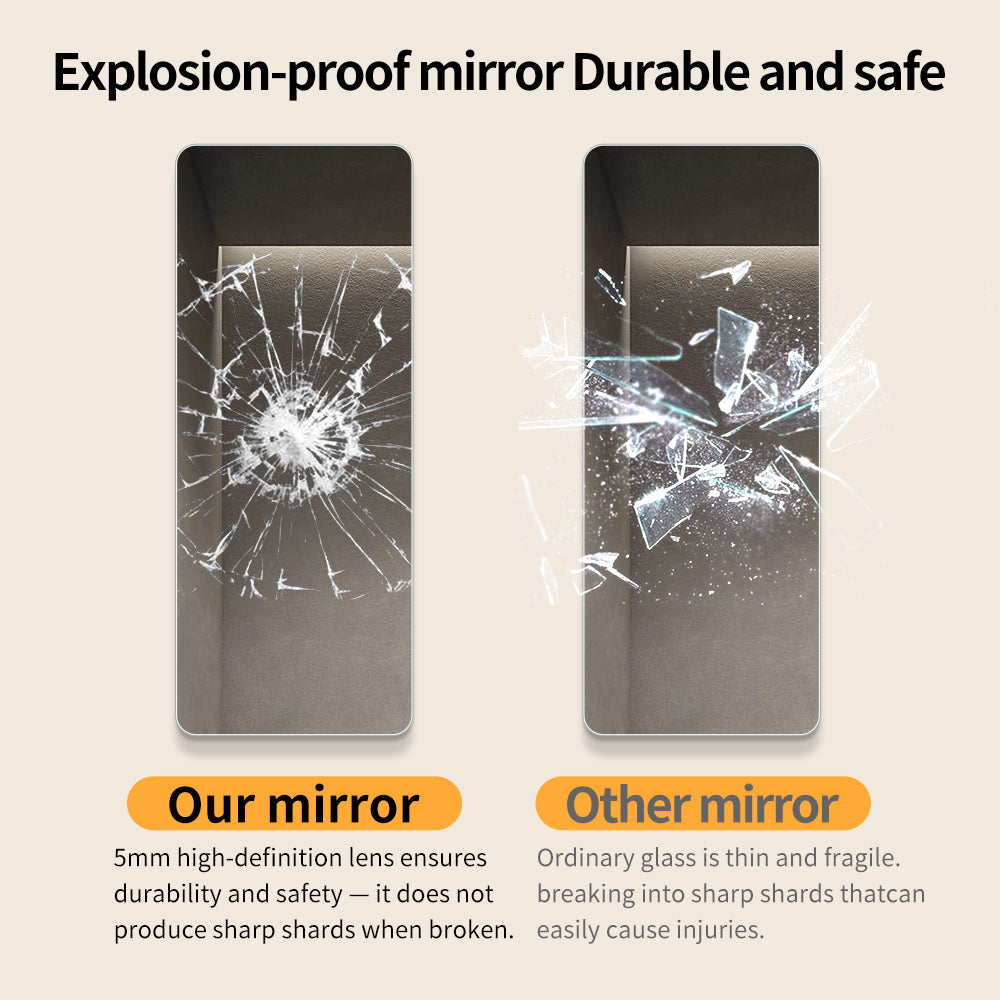 Yishare Frameless Explosion-Proof Full-Length Mirror
