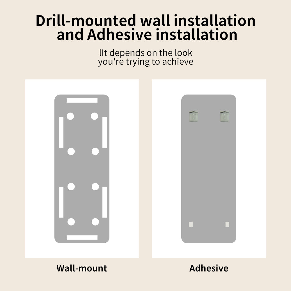Yishare Frameless Explosion-Proof Full-Length Mirror