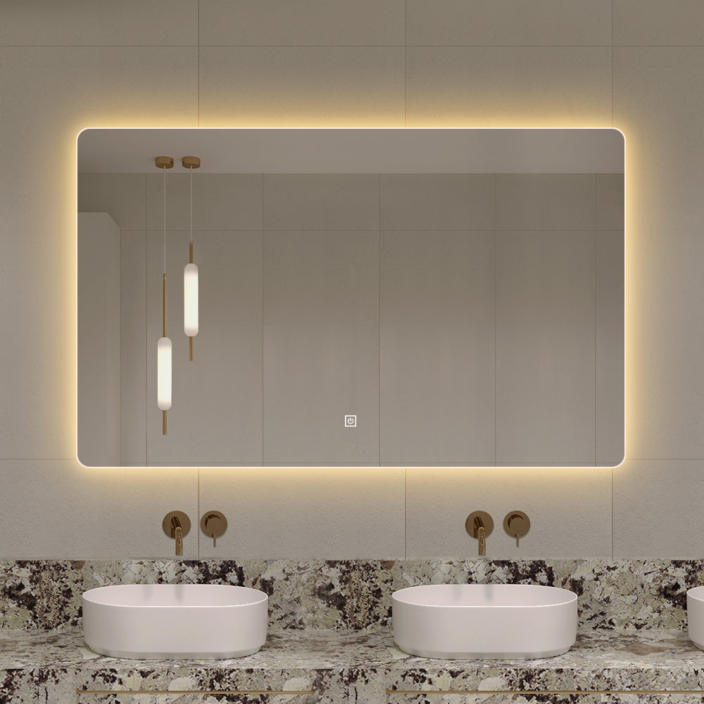 Frameless Bathroom Mirror