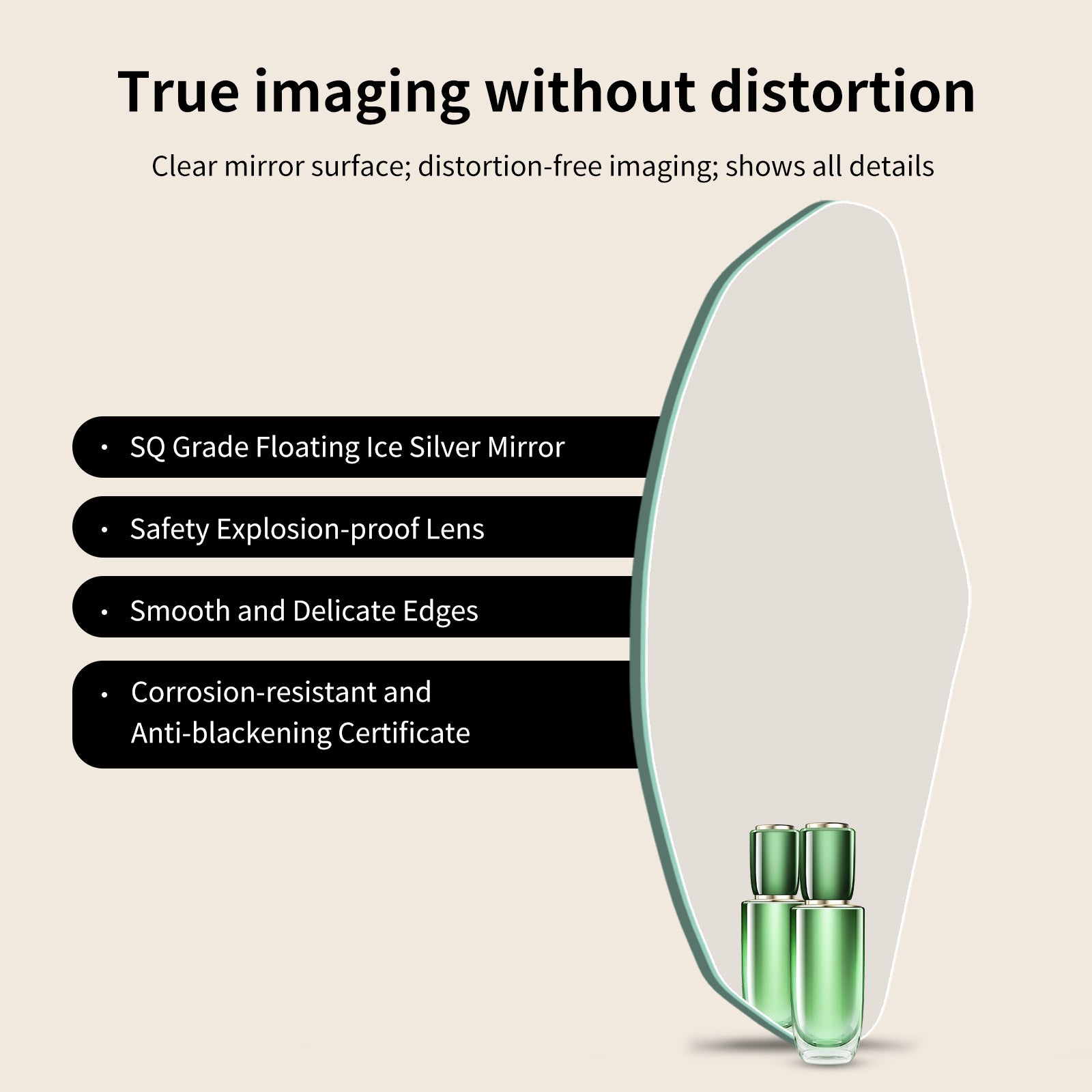 Yishare Cloud-Shaped Backlit Explosion-Proof Full-Length Mirror