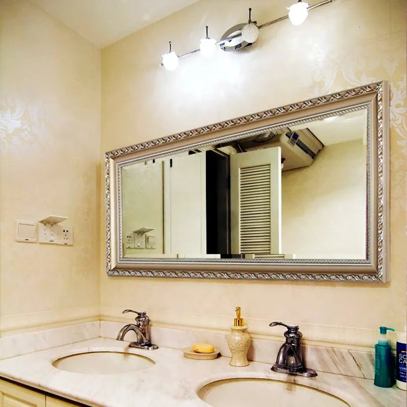Vintage Rectangle Mirror Modern Design Wall Hanging Bath Mirrors for Home & Hotel for Living Room Makeup & Bathroom Decor