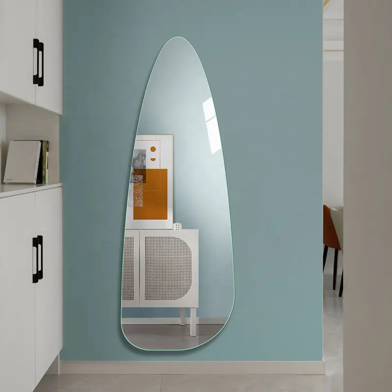 New Design Home Decorative Frameless Irregular Wall Mirror Full Length Mirror Dressing Mirrors