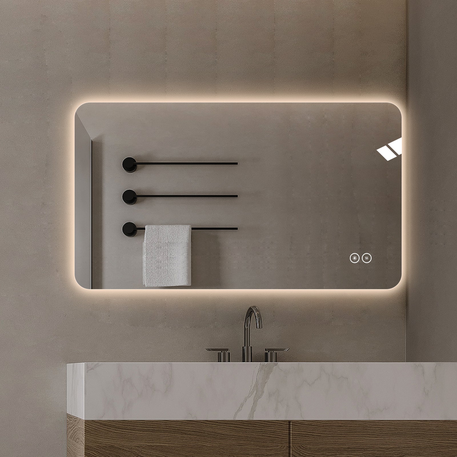 Frameless Mirror