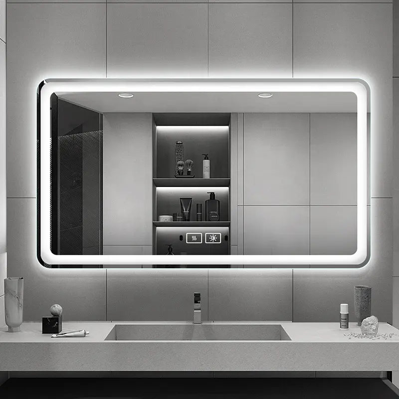 New Design Hotel House Decorative Bathroom Mirrors Smart Illuminated Led Mirrors for Bathroom