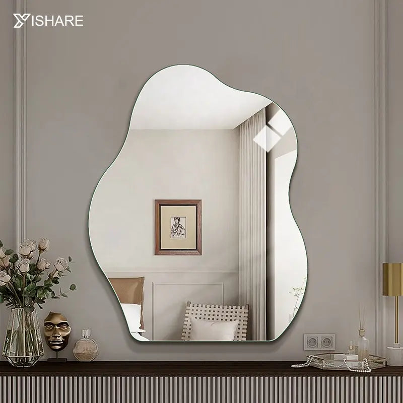 Modern Illuminated Explosion-Proof Bath Mirrors Wholesale Wall Mounted Clear Vanity Art for Bedroom Living Room Bathroom Hotels