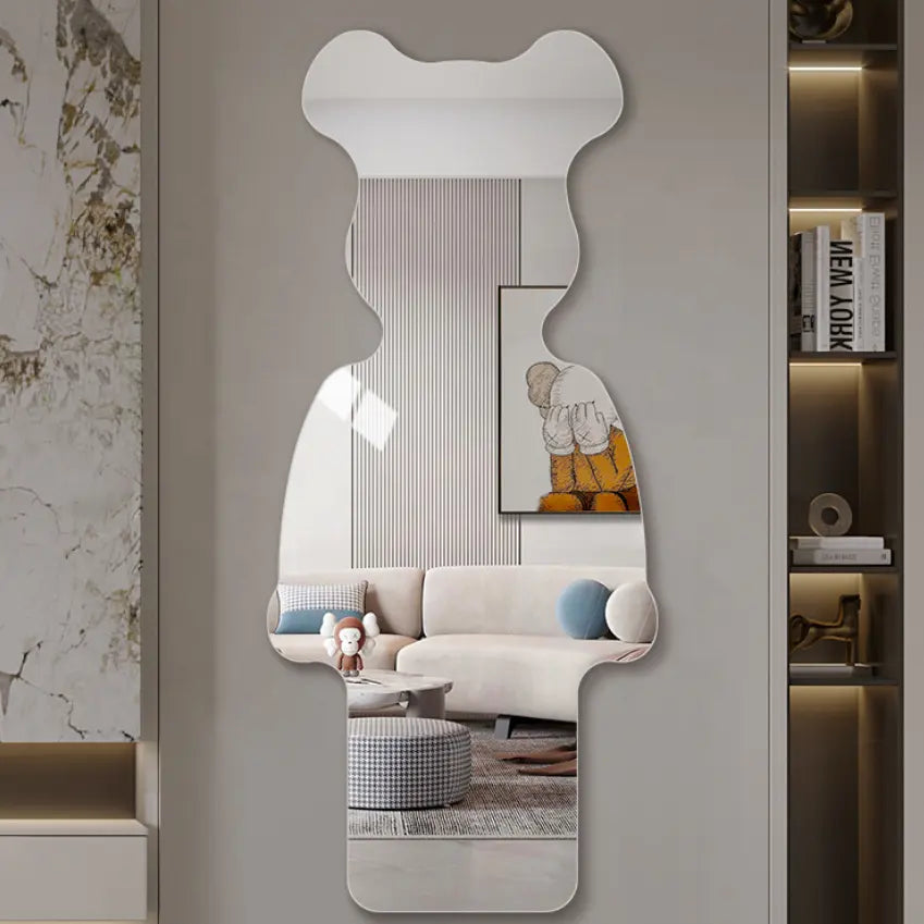 Modern Home Decor Large Full-Length Dressing Mirror Art Deco Style Wall Mounted for Bedroom Factory Direct Glass Wholesale