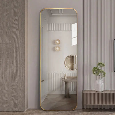 Modern Rectangular Full-Body Dressing Mirror for Home Hot Selling Aluminium Wall Mounted Decorative Mirror for Floor Mirror