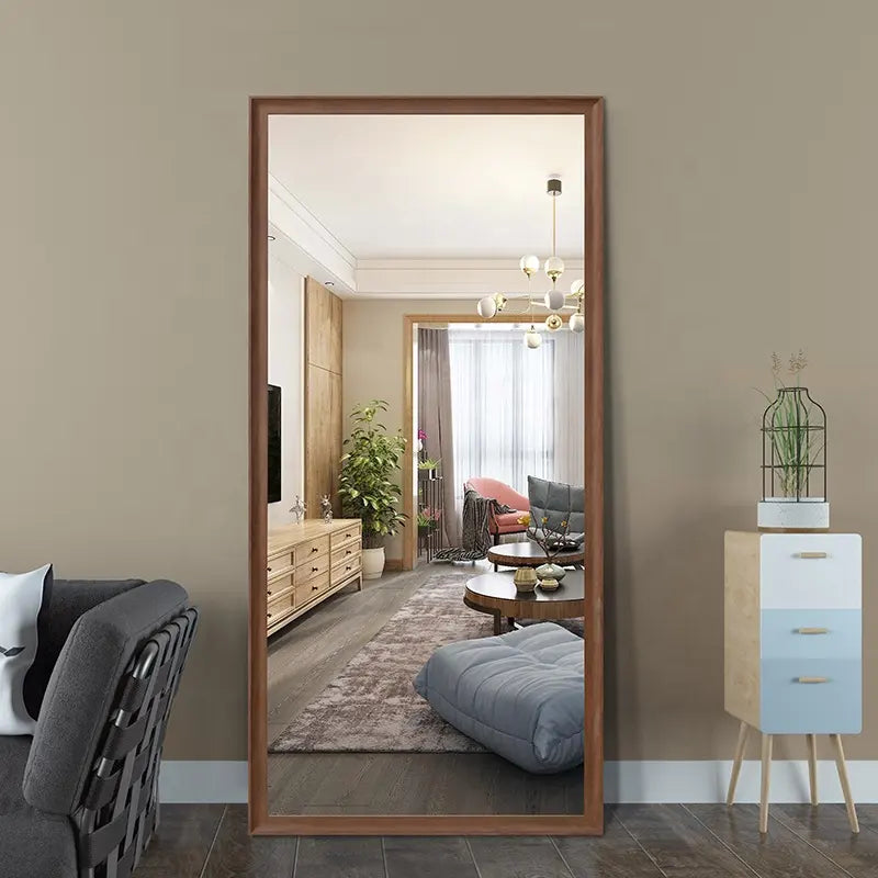 High Quality Modern Style Full-Length Wall and Floor Mirror Household Framed Full-Body Mirror for Home Decorative Use