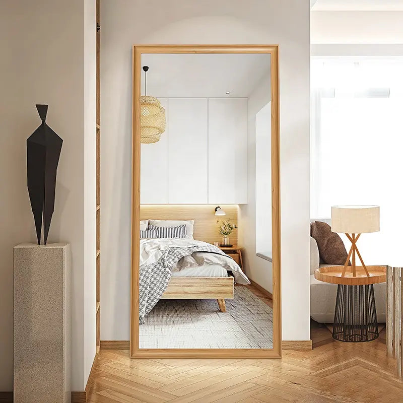 High Quality Modern Style Full-Length Wall and Floor Mirror Household Framed Full-Body Mirror for Home Decorative Use