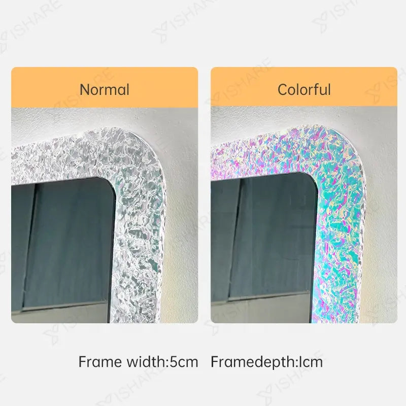 Yishare Wall Led Floor Wholesale Full Length Standing Hotel Bathroom Salon Mirror With Lighting
