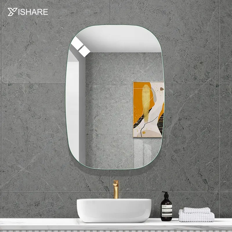 Frameless Bathroom Mirror