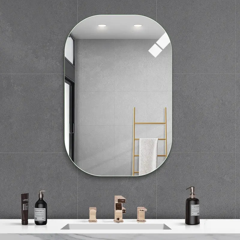 Modern Simple Home Frameless Bath Mirror Decorative Wall Mounted Bathroom Mirrors