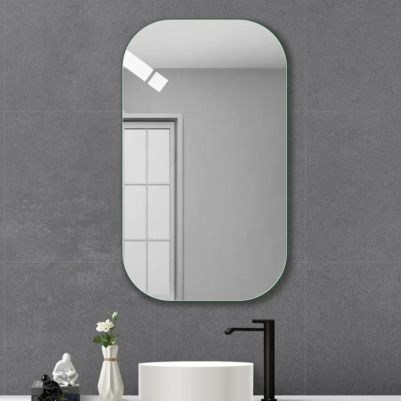 Modern Simple Home Frameless Bath Mirror Decorative Wall Mounted Bathroom Mirrors